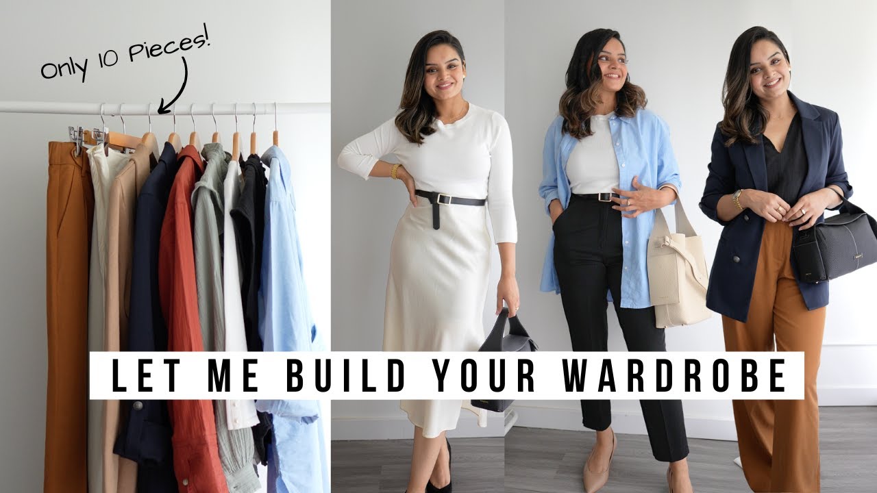 51 Work Outfits From Scratch - 10 pieces ONLY | Work Capsule ft. Songmont img