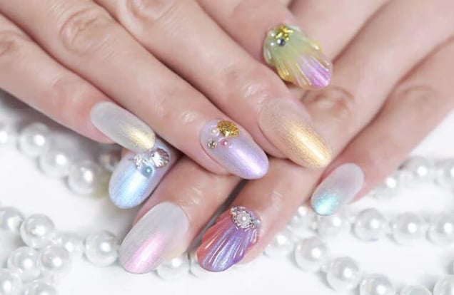 3D Summer Shell Nails| BORN PRETTY img