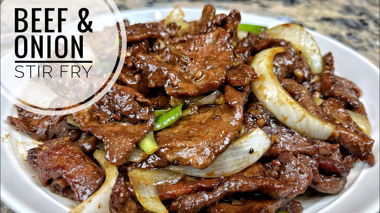 Beef And Onion Stir Fry |Tender And Juicy Beef img